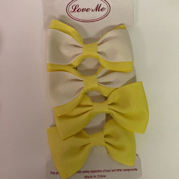 Colorful Grosgrain Bow Clip Set - Picture 3 of 7